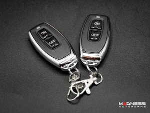 Jaguar F-TYPE Performance Exhaust System - MADNESS - 5.0L V8 - Dual Side Exit - Vacuum Valve Design - Black Chrome Exhaust Tips Jaguar F-TYPE Performance Exhaust System - MADNESS - 5.0L V8 - Dual Side Exit - Vacuum Valve Design - Black Chrome Exhaust Tips